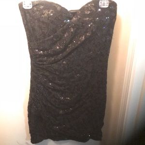 Tobi black sparkly dress